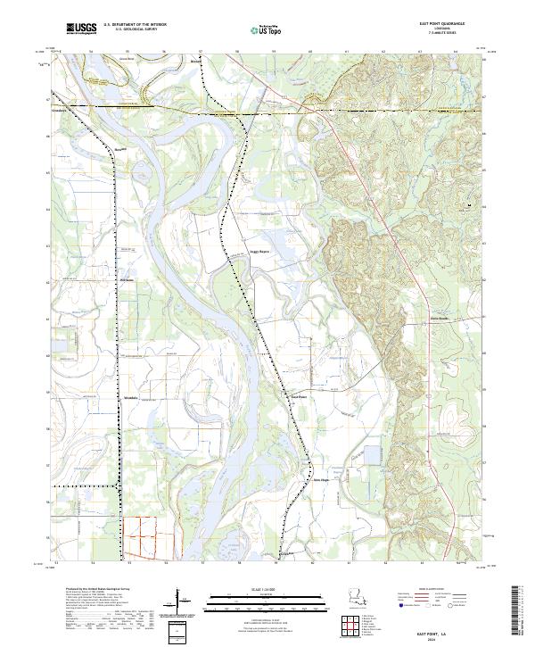 East Point topographic map thumbnail