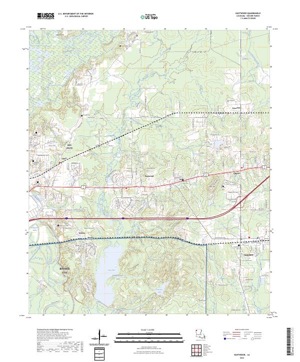 Eastwood topographic map thumbnail