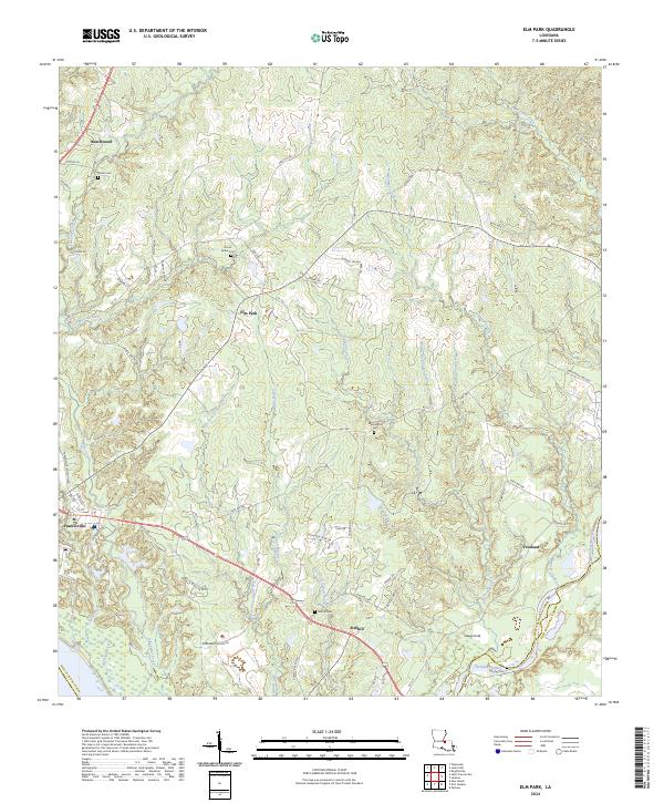 Elm Park topographic map thumbnail