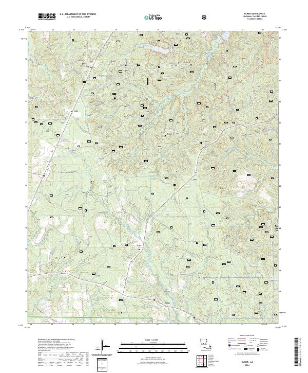 Elmer topographic map thumbnail