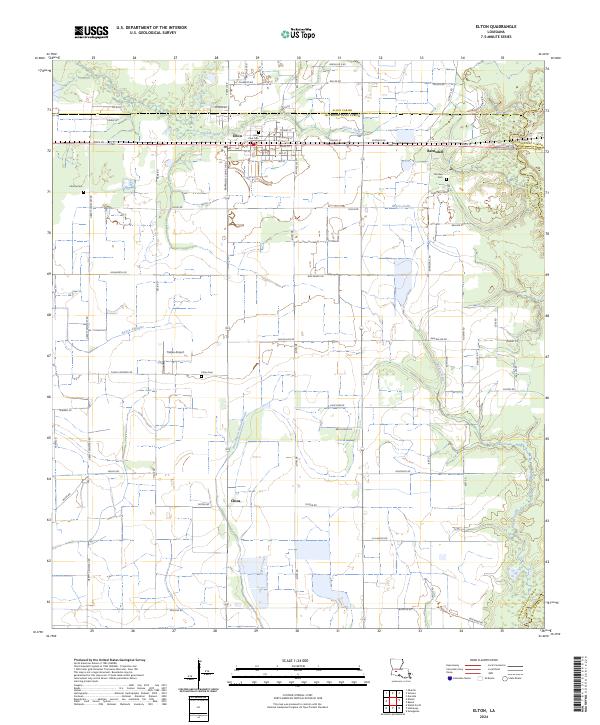 Elton topographic map thumbnail