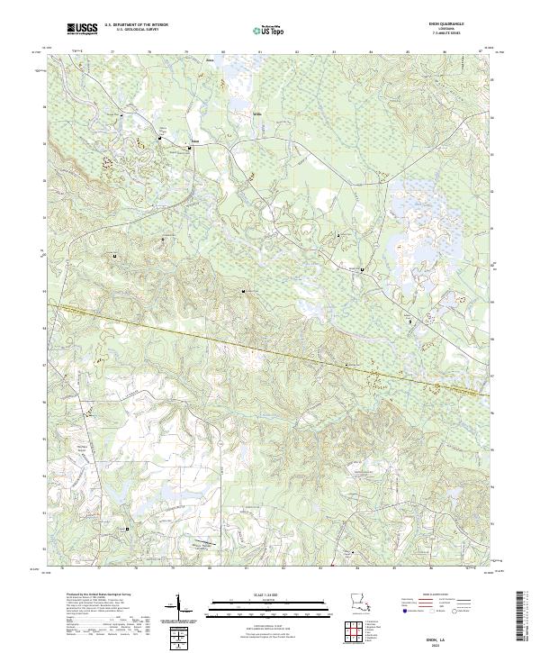Enon 2023 topographic map thumbnail