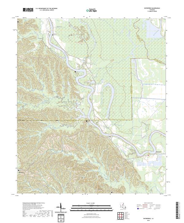 Enterprise topographic map thumbnail