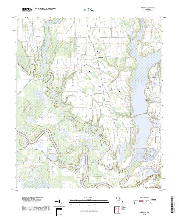 Extension topographic map thumbnail