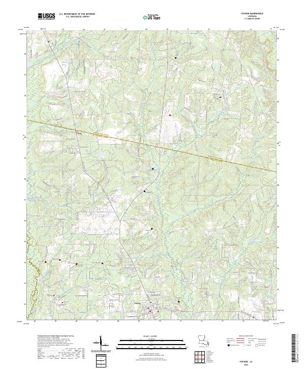Folsom topographic map thumbnail