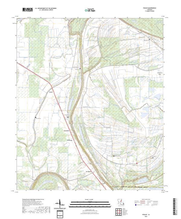 Foules topographic map thumbnail