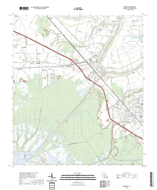 Franklin topographic map thumbnail