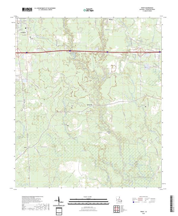 Frost topographic map thumbnail
