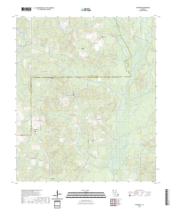 Fryeburg topographic map thumbnail