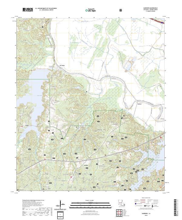 Gardner topographic map thumbnail
