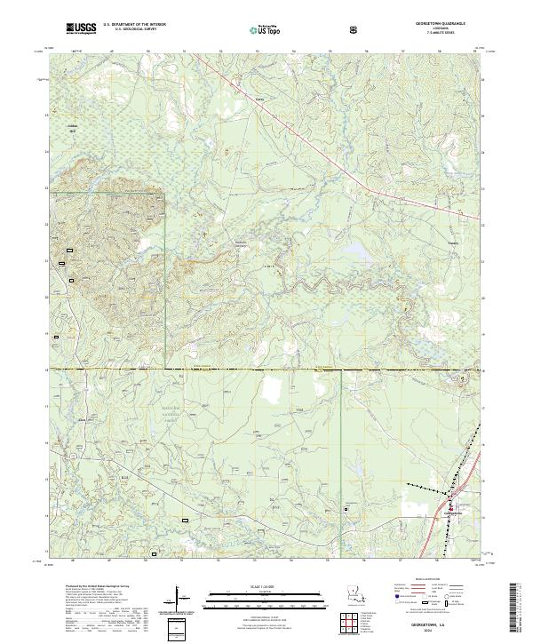 Georgetown topographic map thumbnail