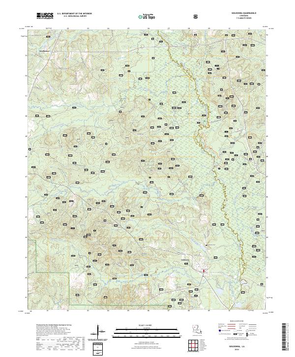 Goldonna topographic map thumbnail