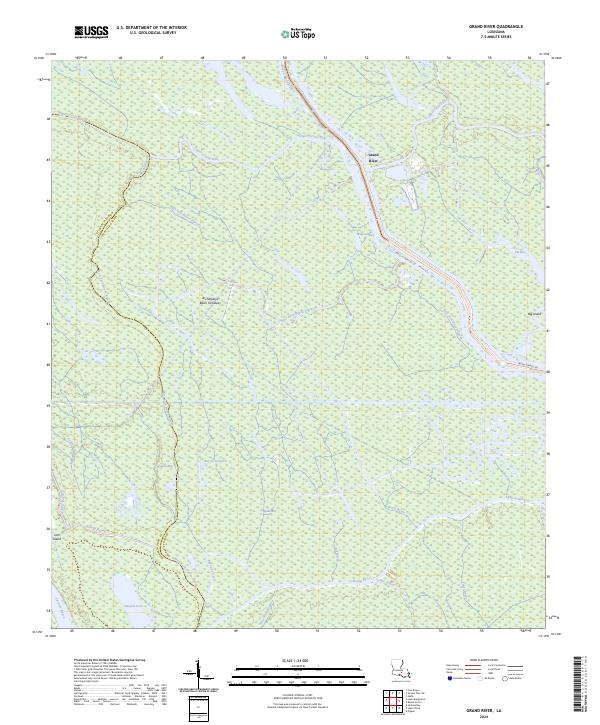 Grand River topographic map thumbnail
