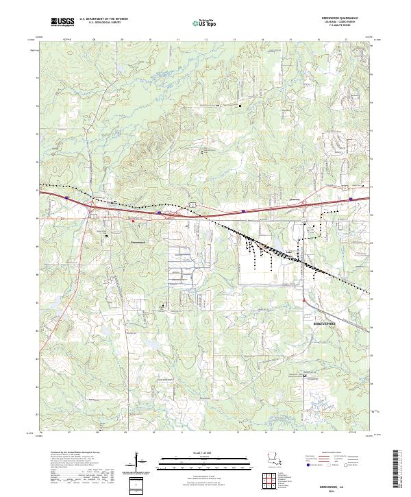 Greenwood topographic map thumbnail