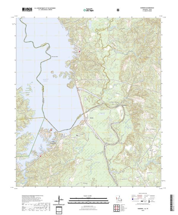 Haddens topographic map thumbnail