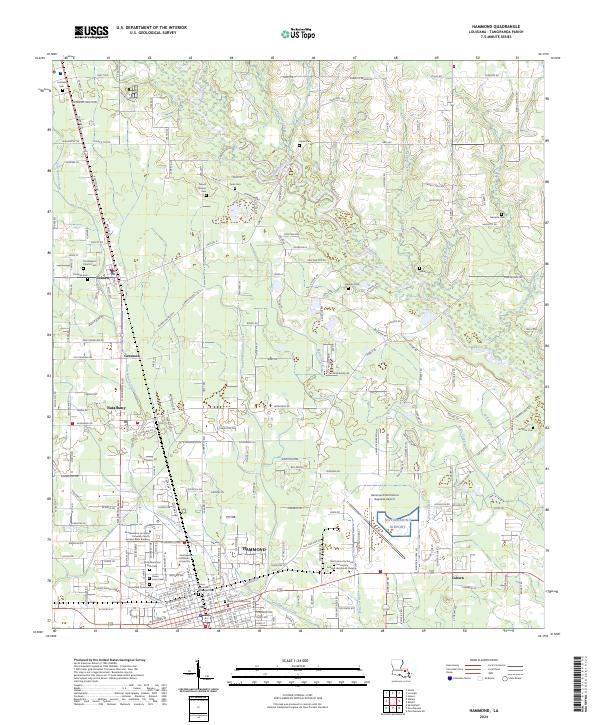 Hammond topographic map thumbnail