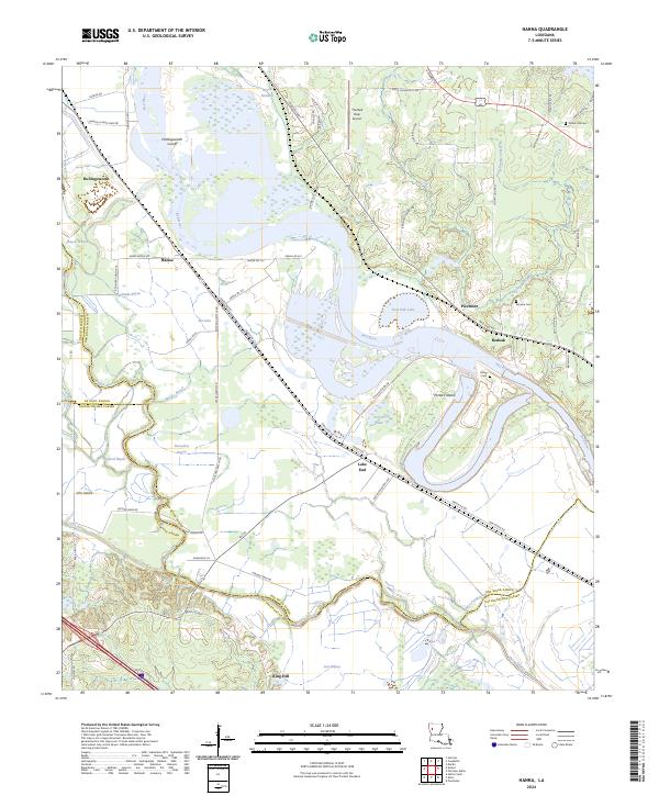 Hanna topographic map thumbnail