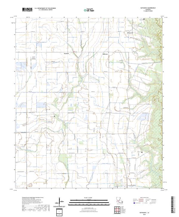 Hathaway topographic map thumbnail