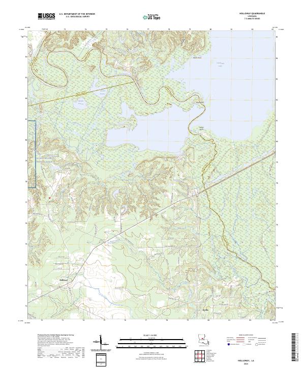Holloway topographic map thumbnail