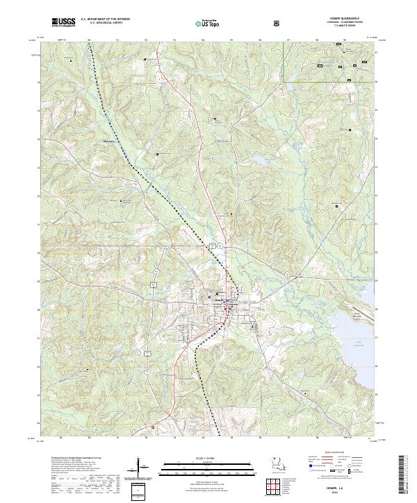 Homer topographic map thumbnail