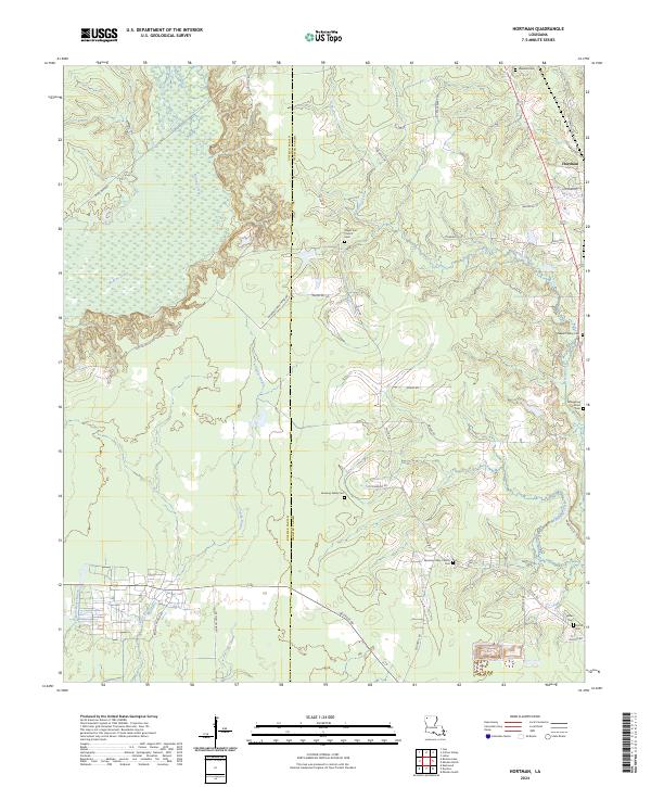 Hortman topographic map thumbnail