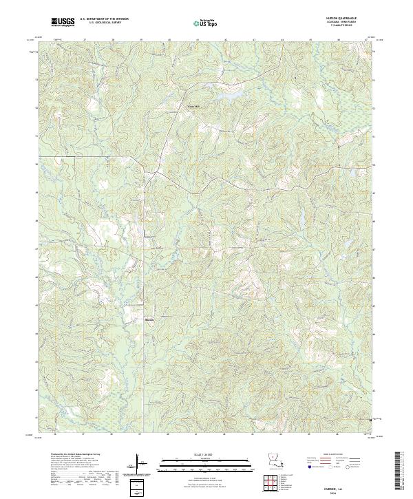 Hudson topographic map thumbnail