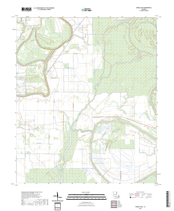 Indian Lake topographic map thumbnail