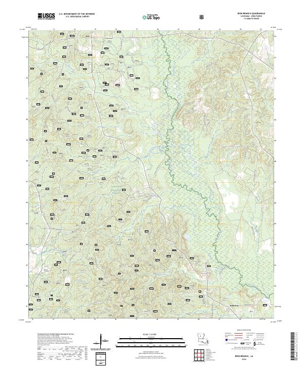 Iron Branch topographic map thumbnail