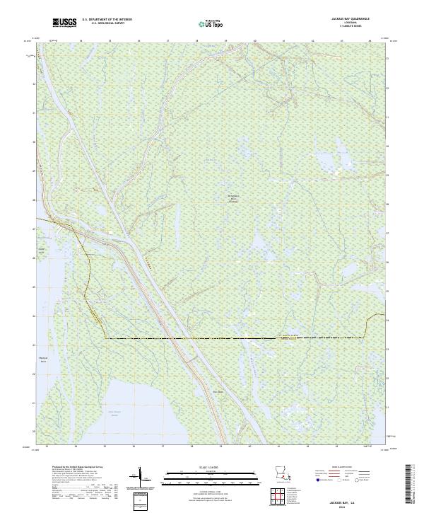 Jackass Bay topographic map thumbnail