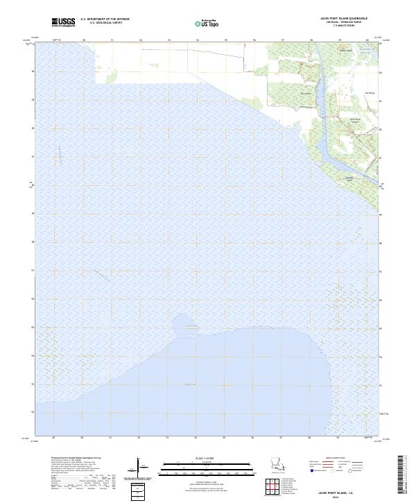 Jacks Point Island topographic map thumbnail