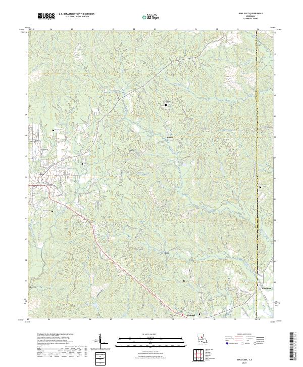 Jena East topographic map thumbnail
