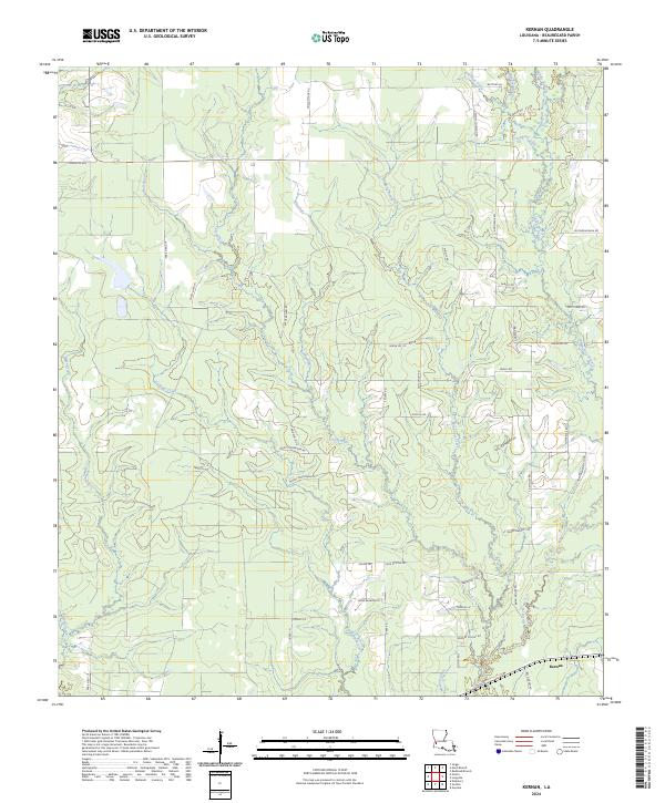 Kernan topographic map thumbnail