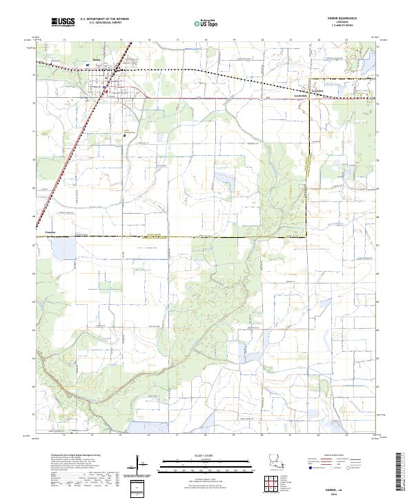 Kinder topographic map thumbnail