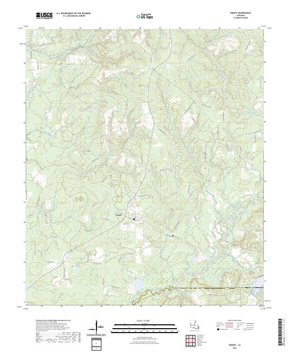 Knight topographic map thumbnail