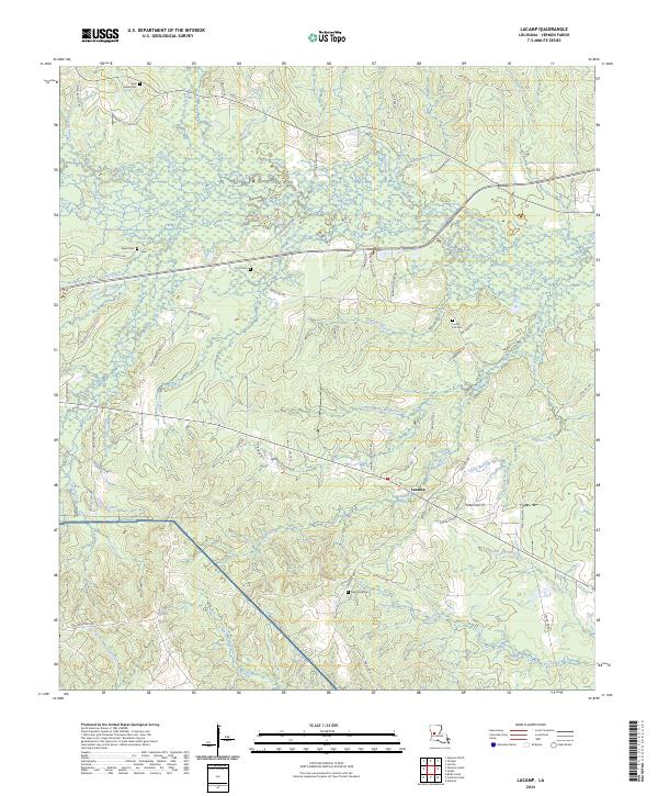 Lacamp topographic map thumbnail