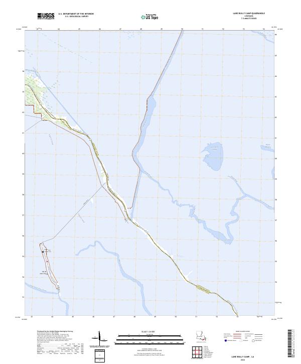 Lake Bully Camp topographic map thumbnail