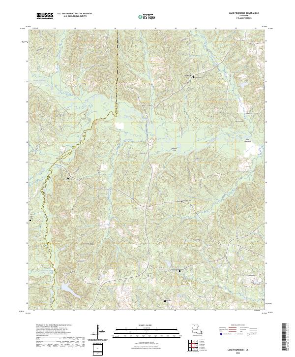 Lake Foursome topographic map thumbnail