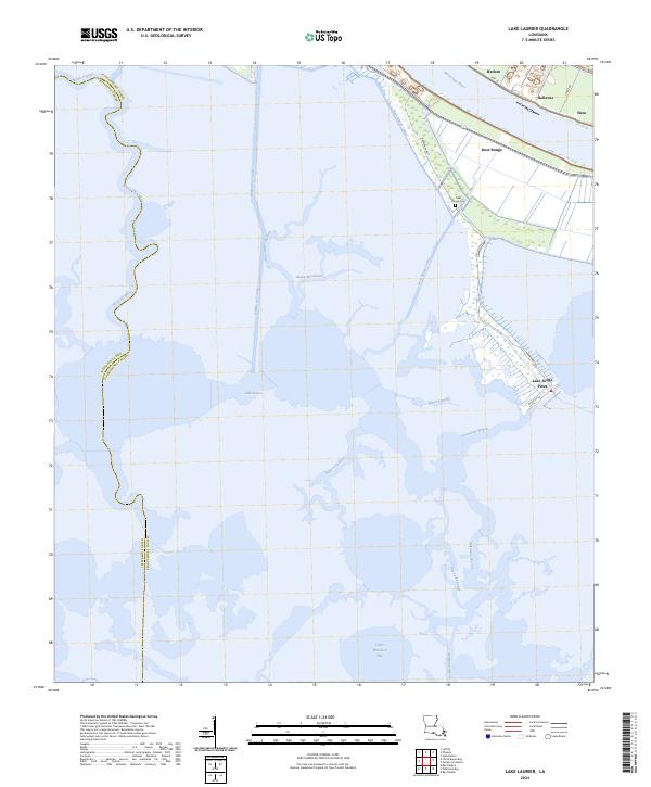 Lake Laurier topographic map thumbnail