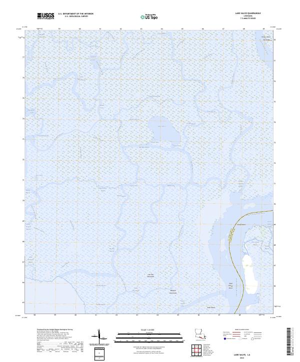 Lake Salve topographic map thumbnail