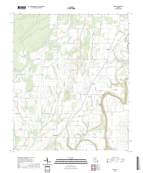 Lamar topographic map thumbnail