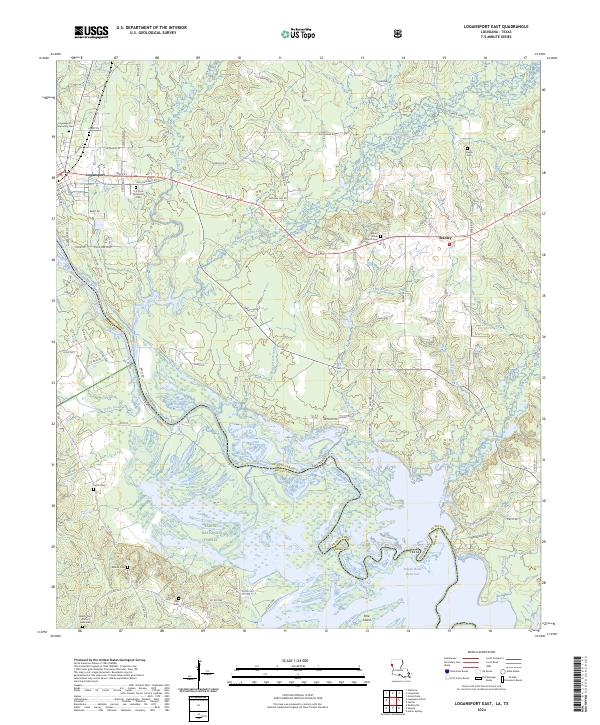 Logansport East topographic map thumbnail