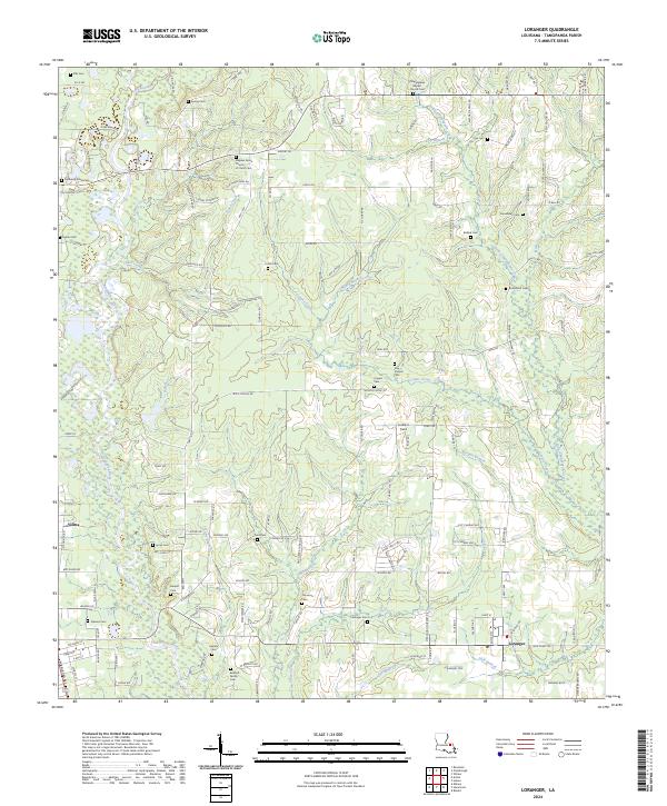 Loranger topographic map thumbnail