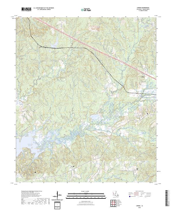 Loring topographic map thumbnail