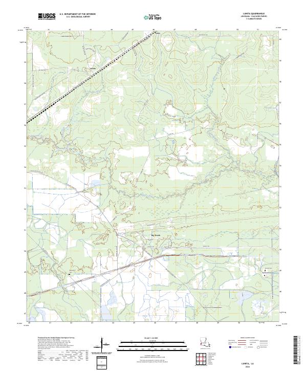 Lunita topographic map thumbnail