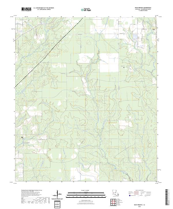 Mach Branch topographic map thumbnail