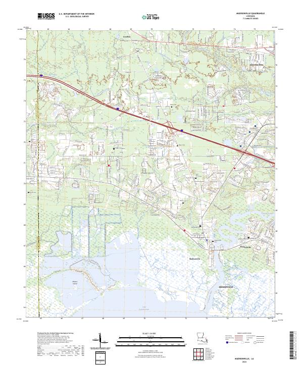 Madisonville topographic map thumbnail