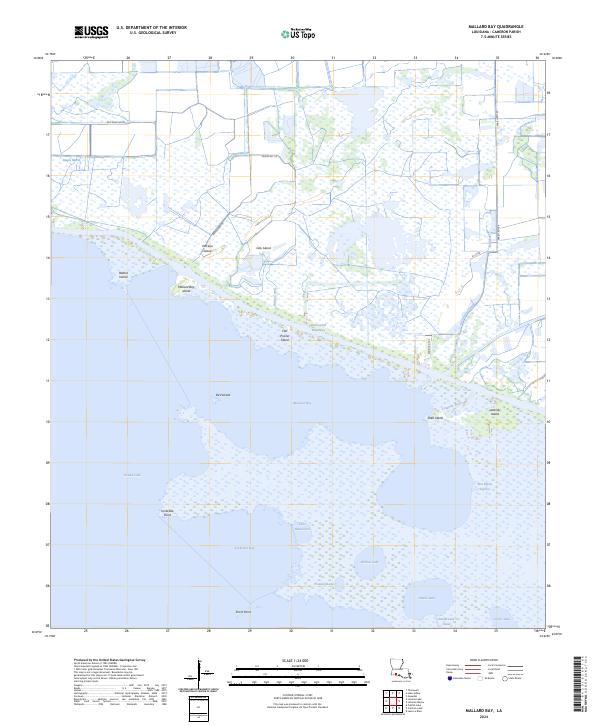 Mallard Bay topographic map thumbnail
