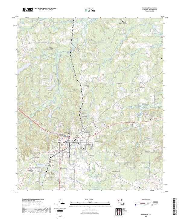 Mansfield topographic map thumbnail