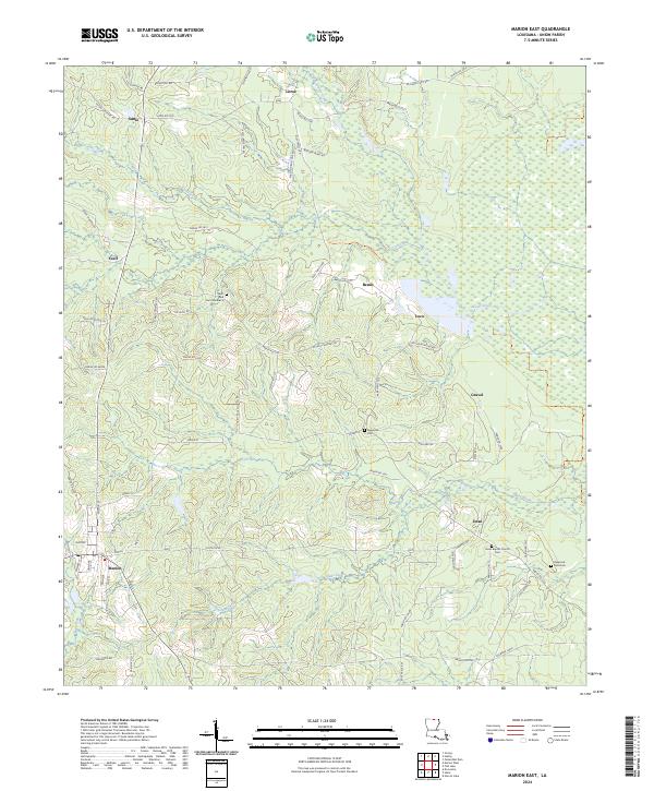 Marion East topographic map thumbnail