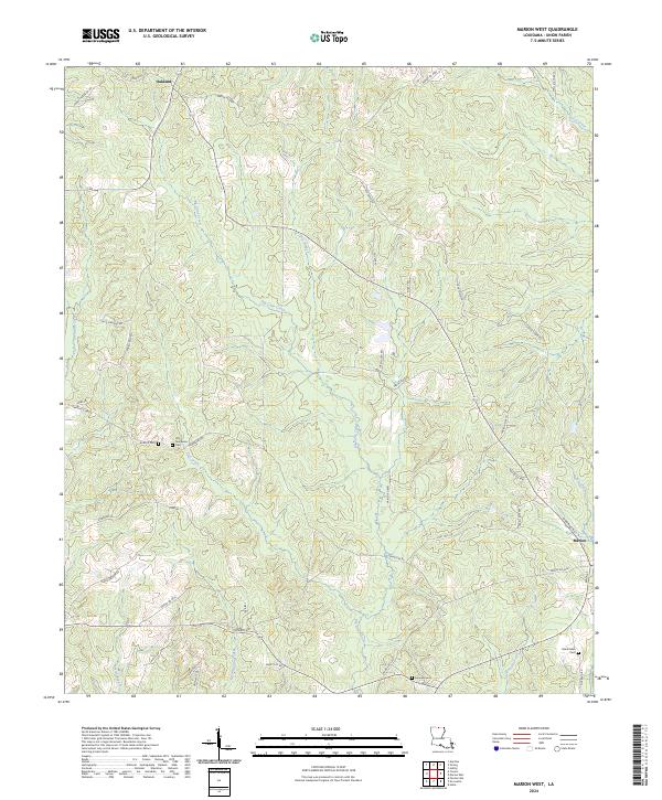 Marion West topographic map thumbnail
